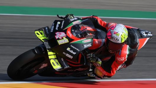 Espargaro si è tolto la soddisfazione di conquistare un podio con Aprilia a Silverstone. Afp