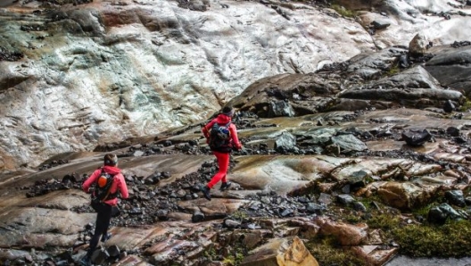 Maciel e Gerbin durante la loro traversata