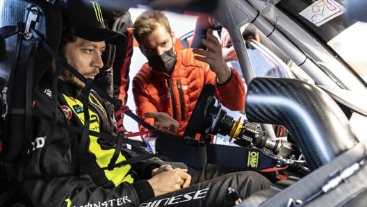 Valentino Rossi sulla  Audi R8 Lms (team Wrt) di classe GT3. F. Kräling Motorsport-Bild