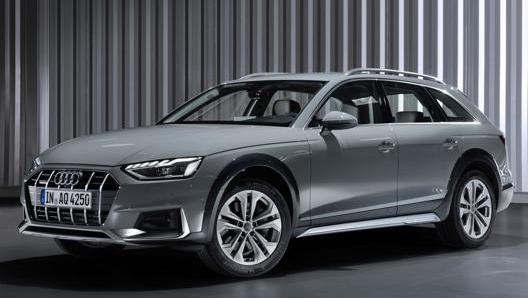 Lo stile dell'Audi A4 allroad unisce il concetto di station wagon a quello di veicolo in grado di affrontare terreni sconnessi