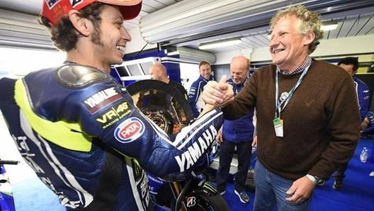 Valentino Rossi e il suo ex capo tecnico Jeremy Burgess