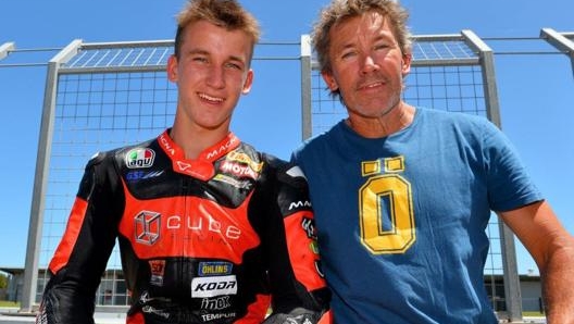 Troy Bayliss con il figlio Oliver