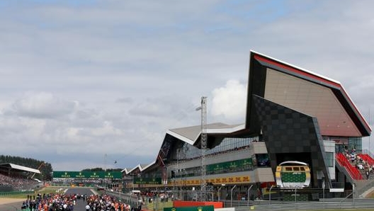 Il rettilineo della pista di Silverstone. Getty