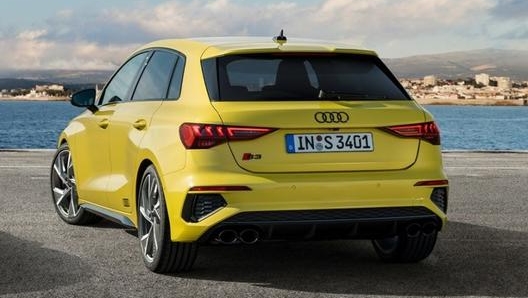 Il posteriore della nuova Audi S3 Sportback