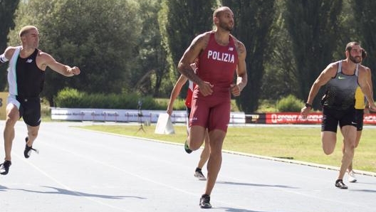 Marcell Jacobs a Rieti. Bufalino/Fidal