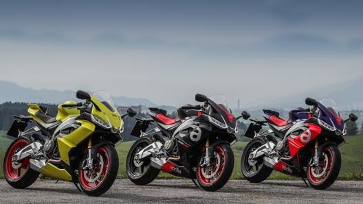 L’Aprilia RS 660 sarà disponibile in tre colorazioni