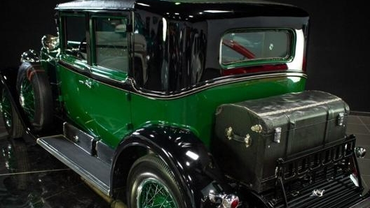 La Cadillac Town Sedan V8 di Al Capone è del 1928 e ha percorso solo 1.111 miglia (1.788 chilometri). Credit photo: Celebrity Cars Las Vegas