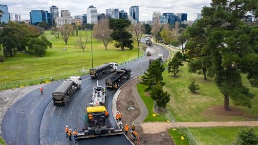 Il circuito cittadino dell’Albert Park di Melbourne durante i passati lavori di modifica