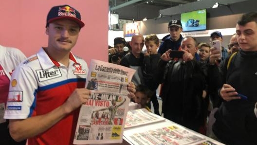 Jack Miller al nostro stand in occasione di Eicma 2019