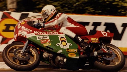 Hailwood su Ducati al TT 1978