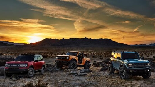 La gamma Ford Bronco nel mercato USA