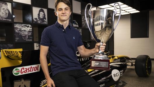 Oscar Piastri, 19 anni, pilota dell’Alpine Academy, campione F.3 2020. Getty