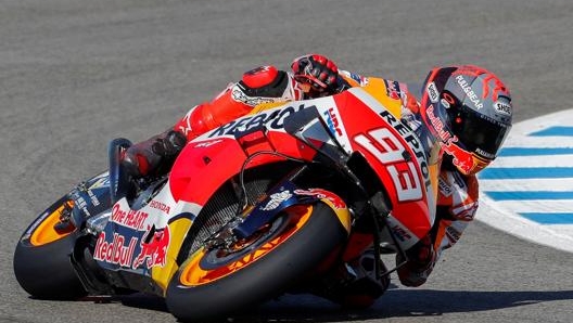 Marc Marquez sulla RC213V del 2020. Epa