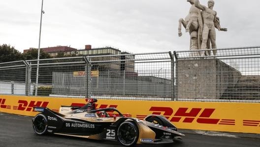 Jean-Eric Vergne, uno dei vincitori della gara all'Eur