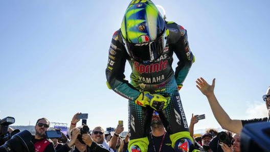 Quello di Valentino Rossi a Valencia è stato un addio show