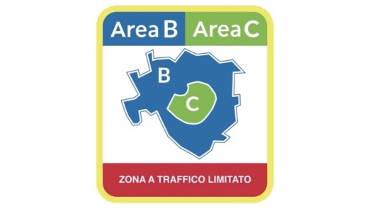 Milano, la rappresentazione grafica di Area C e Area B