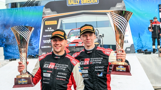 Kalle Rovanpera  e Jonne Halttunen, rally svezia