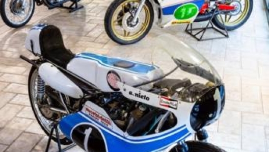 Alcune delle moto in vendita della collezione Morbidelli