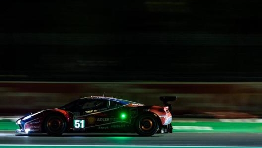 La Ferrari 488 Gte numero 51 alla 24 Ore di Le Mans 2020. Harry Parvin/AdrenalMedia/Fia Wec