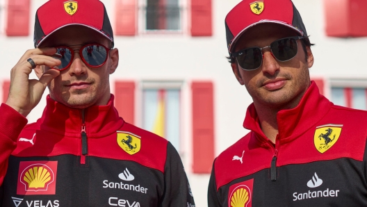 Da sinistra Charles Leclerc e Carlos Sainz