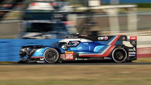 L'Alpine vincitrice alla 1000 Miglia di Sebring 2022. Wec/M. Hecker/focus-pack-media