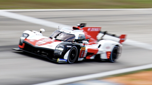 La Toyota GR010Hybrid numero 8 seconda a Sebring. Wec