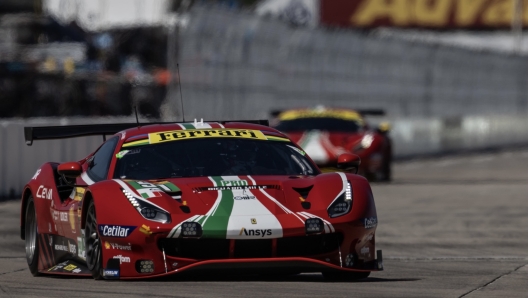 La Ferrari 488 Gte Evo numero 51 di Pier Guidi e Calado