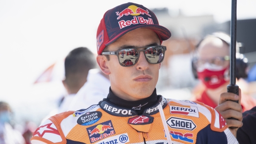 Marc Marquez vista problema di salute