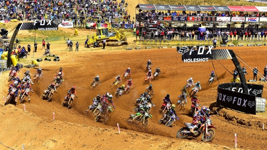 Una partenza della MX2 nel 2019 in Portogallo