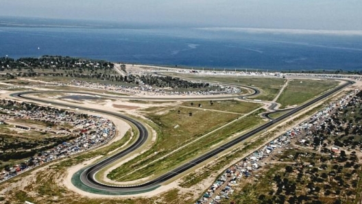 Una vista dall'alto del circuito di Termas de Rio Hondo