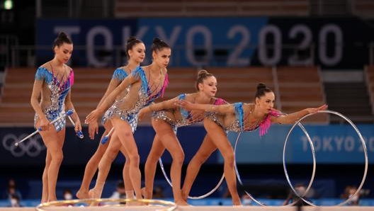 Martina Centofanti, Agnese Duranti, Alessia Maurelli, Daniela Mogurean, Martina Santandrea, bronzo ginnastica ritmica a squadre