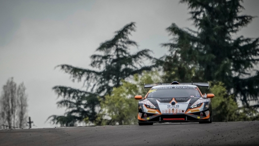 Dani Pedrosa a bordo della Lamborghini Huracan Super Trofeo Evo II