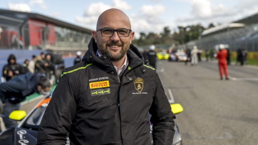 Giorgio Sanna, responsabile motorsport di Lamborghini. E. Maggi