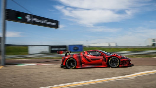 La Ferrari 296 GT3 a Fiorano