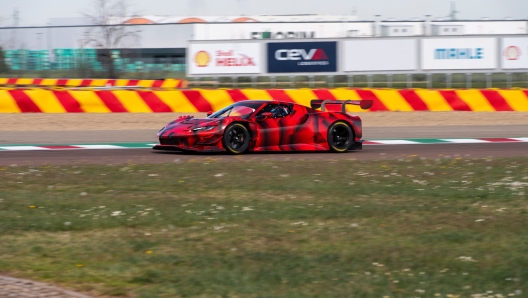 La Ferrari 296 GT3 a Fiorano