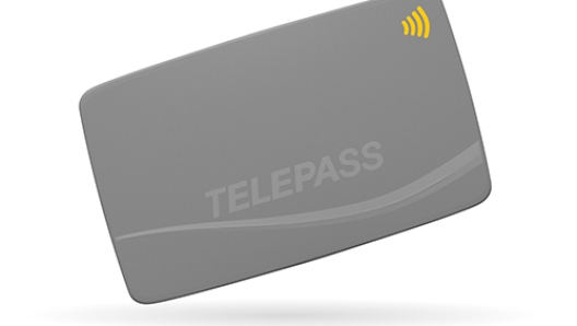 Un dispositivo Telepass di nuova generazione