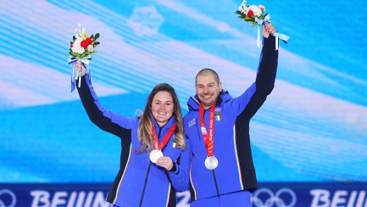 Michela Moioli e Omar Visintin. Getty