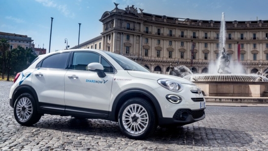 Dallo scorso agosto nella flotta di Share Now sono entrate le Fiat 500X