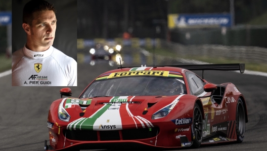 Alessandro Pier Guidi e la sua Ferrari 488 Gte Evo (AF Corse)