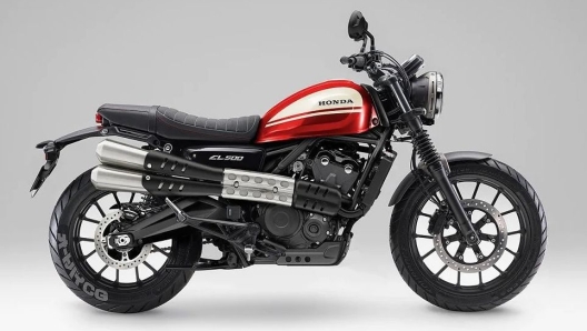 L'ipotetica Honda Scrambler derivata dalla Rebel 500, nel render di Autoby (Shinji Miyakubo)