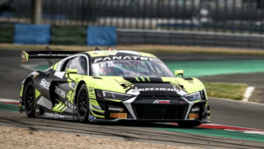 L'Audi R8 numero 46 (Wrt) di Valentino Rossi. Sro/K. Pecks