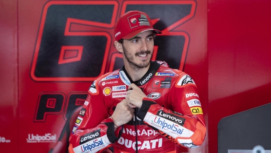 Francesco Bagnaia, pilota ufficiale Ducati. Epa