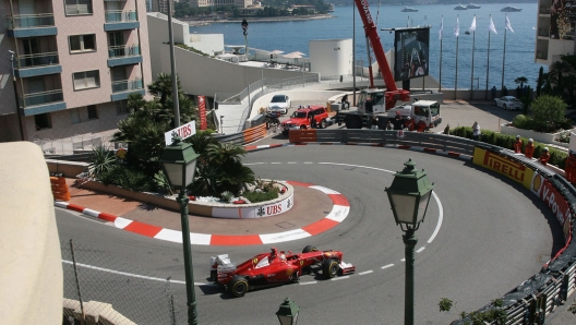 Un passaggio del circuito di Montecarlo. Lapresse