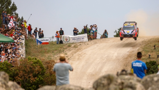 Ott Tanak (Hyundai), vincitore del Rally Italia Sardegna. Foto: Hyundai