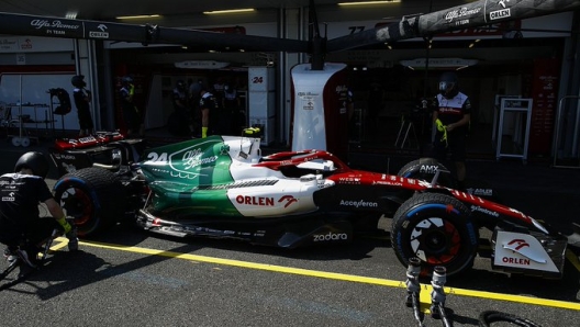 L'Alfa-Romeo tricolore a Baku