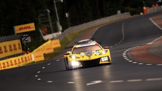 La Chevrolet Corvette C8.R numero 64 in pole di classe Lmgte Pro. Fia Wec/M. Hecker