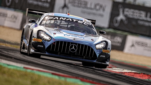 La Mercedes-Amg GT3 di Marciello. Sro/K. Pecks