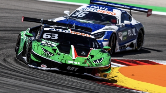 La Lamborghini numero 63 del team Grt a Portimao. Dtm