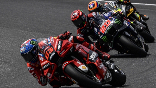 I piloti MotoGP in azione al Mugello