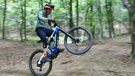 La del motore Polini si è svolta su in sella a una FM Bike da enduro. Foto: G. Masperi